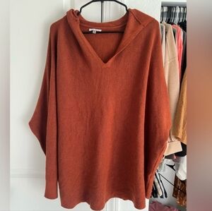 SALE!! Rust V-Neck Women's Sweater